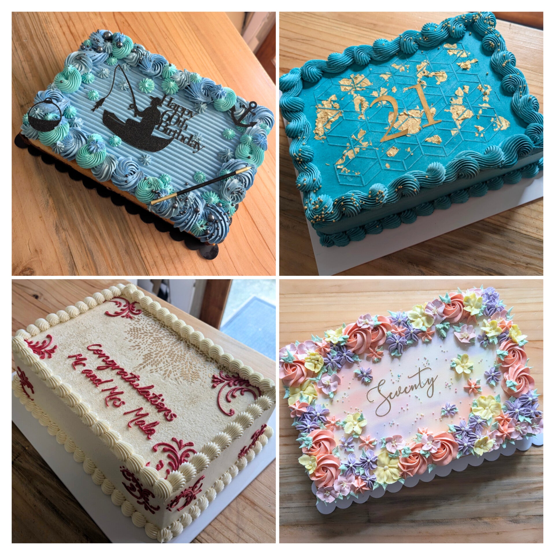 1/4 Slab Cake (25-50 Serves) | LoveLeighs Cakery